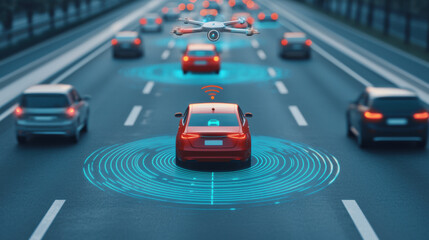 Autonomous car navigation with augmented reality and smart traffic systems