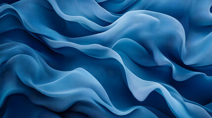 Fototapeta premium Abstract Blue Wavy Background
