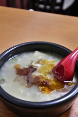 Sichuan cuisine (Chinese cuisine): white mapo tofu