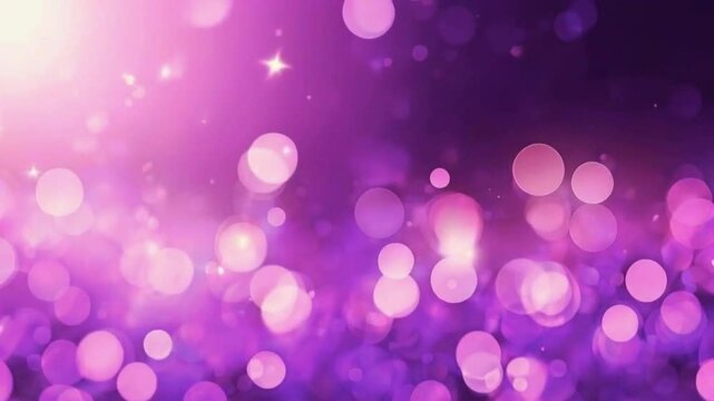 A smooth lilac bokeh lights pulse softly, touch of elegance refinement to any luxury-themed content or advertisement, 4k High-Quality gradient luxurious background Animation Video