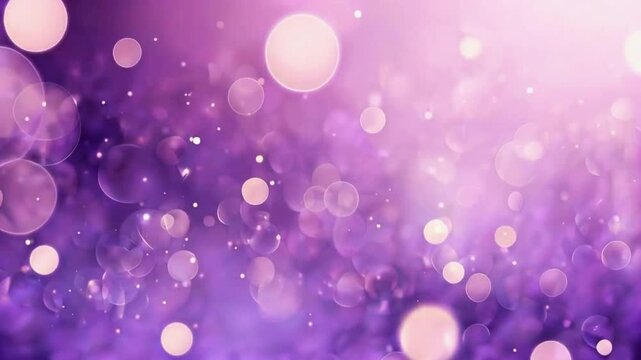 A smooth lilac bokeh lights pulse softly, touch of elegance refinement to any luxury-themed content or advertisement, 4k High-Quality gradient luxurious background Animation Video