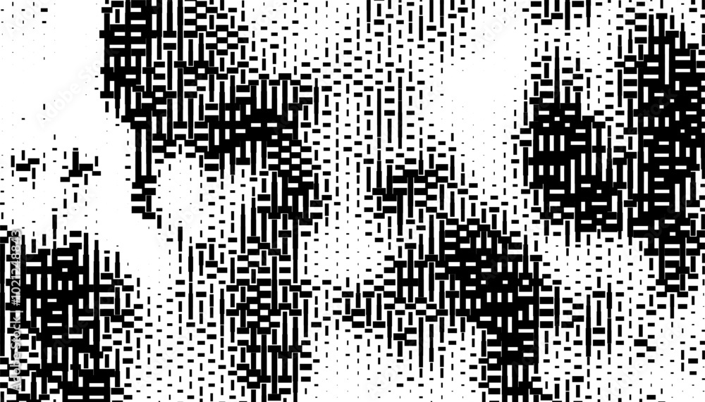 Poster black and white abstract dynamic pattern. vector format illustration