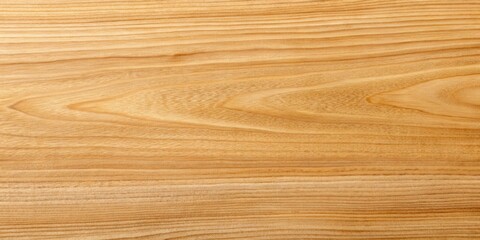 Naklejka premium A Detailed Close-Up of Smooth, Light Brown Wood Grain Pattern with Subtle Variations in Color and Texture