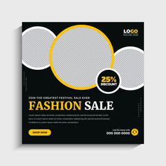Fashion Sale Social Media Post Template