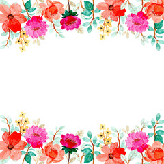Watercolor spring flower for wedding, birthday, card, background, invitation, wallpaper, sticker, decoration etc.