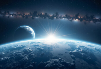 Earth view from space