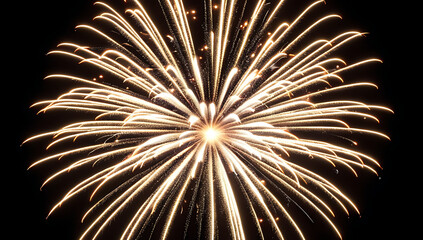 Obraz premium sparkling firework illuminating night celebration
