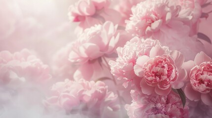 Obraz premium Pink Peony Bouquet: Delicate Floral Beauty