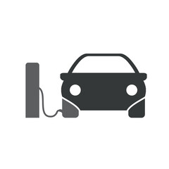 The icon car. Tire Inflation Service Icon