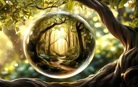 sphere in the garden