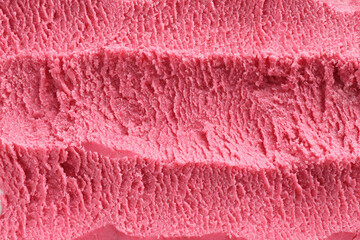 Delicious watermelon sorbet as background, top view
