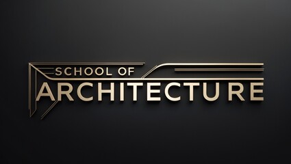 Obraz premium Sleek School of Architecture Design Displayed in Modern Style