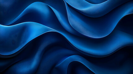 Obraz premium Abstract Blue Wave Background Illustration
