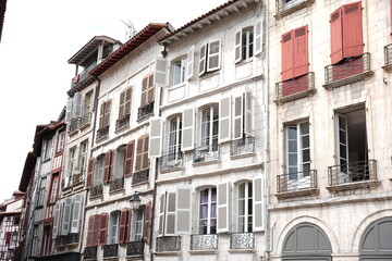 bayonne french village wall building