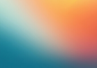 Vibrant grainy gradient background orange white blue teal blurred noise texture header poster banner landing page backdrop design