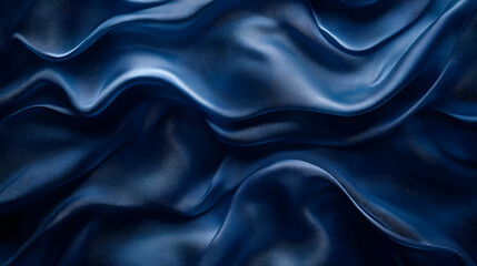 Fototapeta premium Abstract Blue Fabric Texture Background Illustration