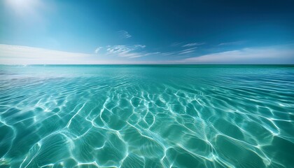 Crystal clear ocean water
