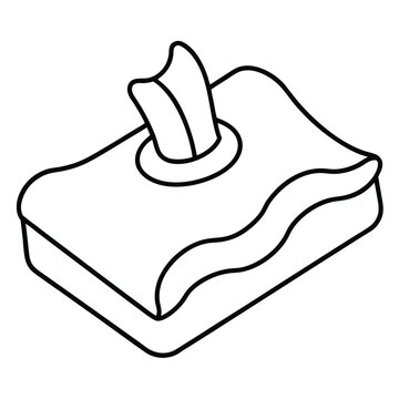 recommend clip art: Baby Wipe Color and Line Art Vector Silhouette.