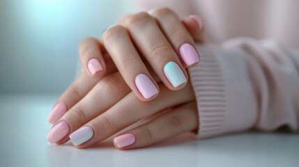 Pastel Nail Art: Pretty Pink & Ombre Nail Design Ideas