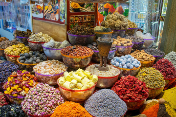 Spice market in Dubai, United Arab Emirates
