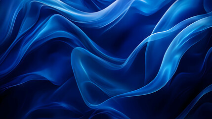 Obraz premium Abstract Blue Swirling Background