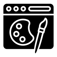 Theme Colors Icon For Design Element