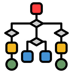 Flowchart Icon For Design Element
