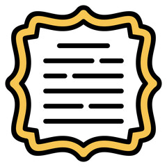 Text Box Icon For Design Element