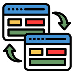 Duplicate Slide Icon For Design Element