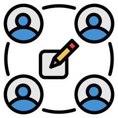 Collaboration Icon For Design Element