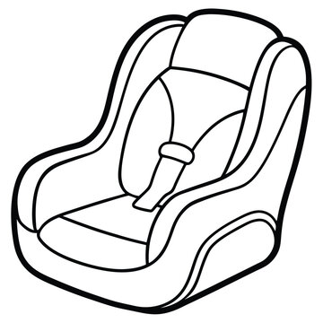 recommend clip art: Baby Car Line Art Silhouette..