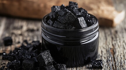 Pure Shilajit Gummies in Modern Black Jars for Wellness