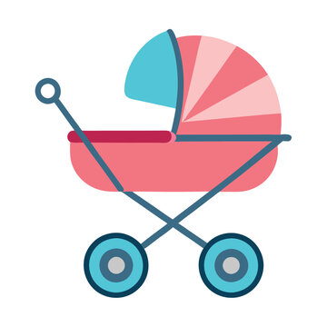 recommend clip art: Baby Stroller Silhouette Vector Illustration.