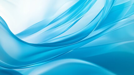 Naklejka premium Abstract corporate background with wavy lines in a vibrant shade of blue. The flowing art design evokes a sense of digitization, creating a modern and eye-catching backdrop for presentations