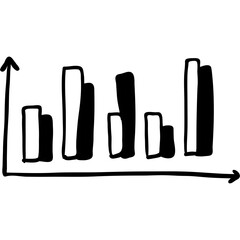 Business infographics icons with different diagram vector illustration. Abstract data visualization, marketing charts and graphs. Business statistics, planning and analytics, forecasting growth rates