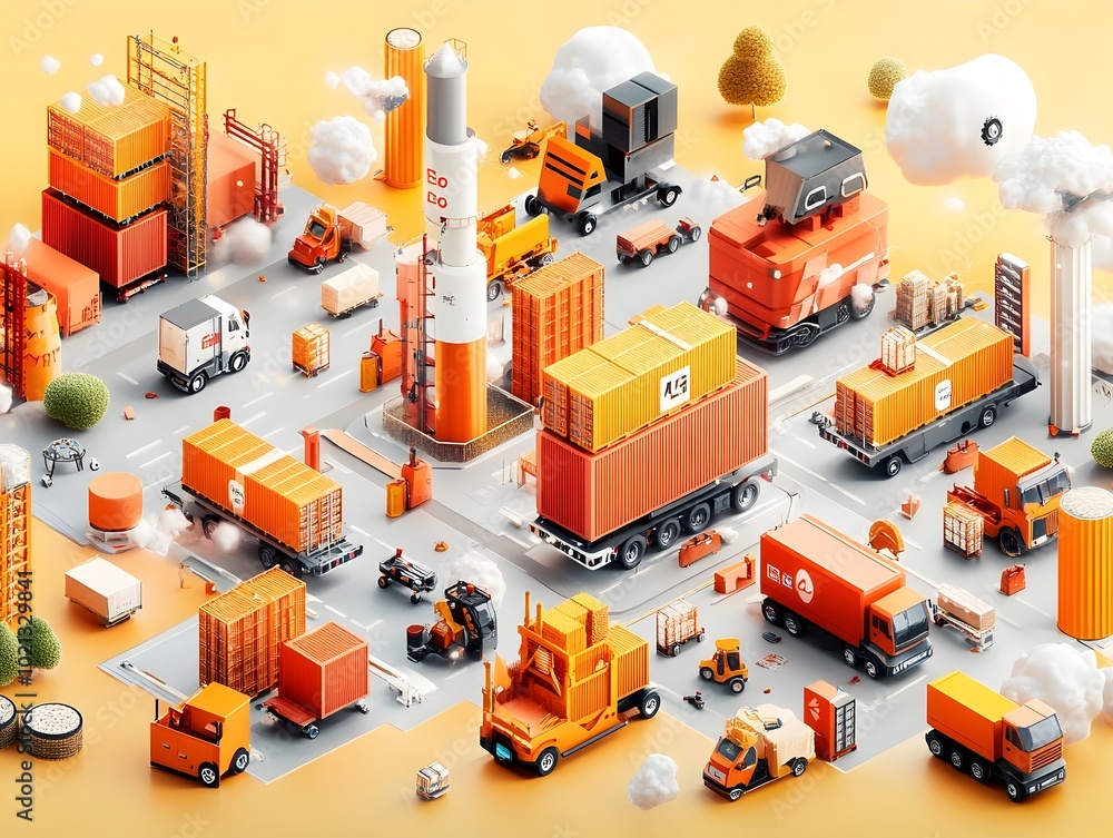 Poster automated multinational freight forwarding system with predictive analytics for optimized customs cl