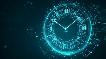 minimalistyczna, zegar, czas, technologia, cyfrowy czas, binarny, przyszłość, zegar cyfrowy, obwody, technologia czasu, oprogramowanie, binarne liczby, zegar futurystyczny, przyszłość technologii, sym