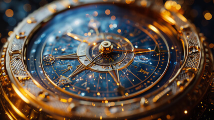 Fantasy  Zodiac Compass.  Astronomy Tool