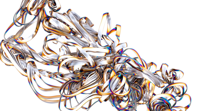 A vibrant flowing rainbow fabric The colors blend seamlessly creating a visually stunning effect