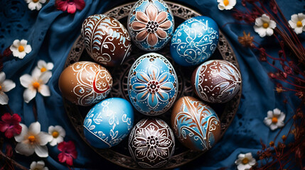 Happy easter !  Easter Egg Elegance from Above