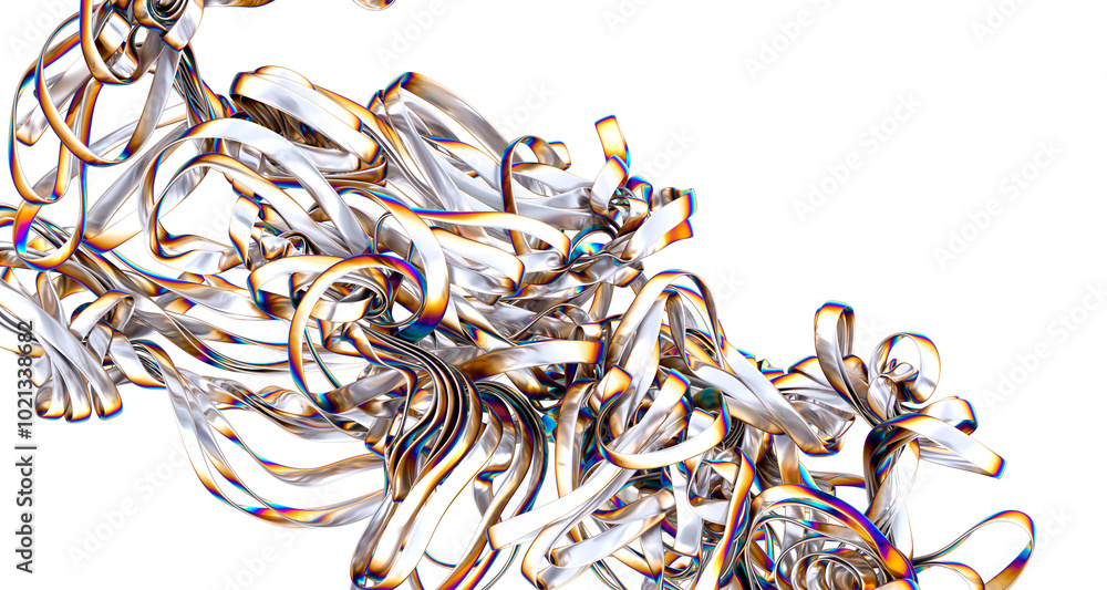 Aufkleber a vibrant flowing rainbow fabric the colors blend seamlessly creating a visually stunning effect