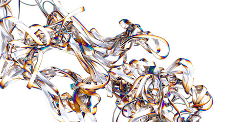 A vibrant flowing rainbow fabric The colors blend seamlessly creating a visually stunning effect