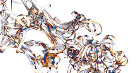 A vibrant flowing rainbow fabric The colors blend seamlessly creating a visually stunning effect