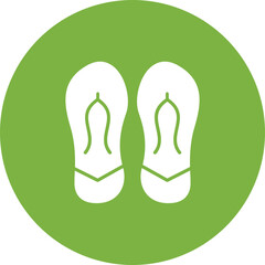 sleeper colorful vector icon of summer 