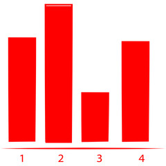  Business infographics icons with different diagram vector illustration. Abstract data visualization, marketing charts and graphs. Business statistics, planning and analytics, forecasting growth rates