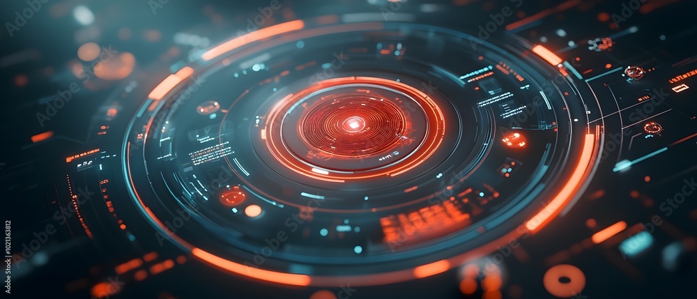 Poster captivating holographic data visualization with a cutting edge neon infused futuristic user interfac