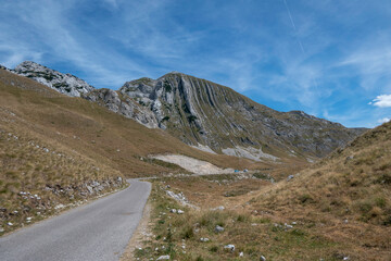 Durmitor, Montenegro, August 7, 2024. Durmitor National Park landscape.