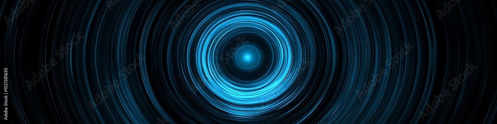 Poster a dynamic, abstract circle pattern with a smooth central area for text