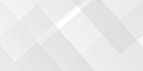 White and gray overlap triangle geometric technology pattern. minimal rectangle randomly arranged white triangle geometric transparent background layers overlapping presentation design.