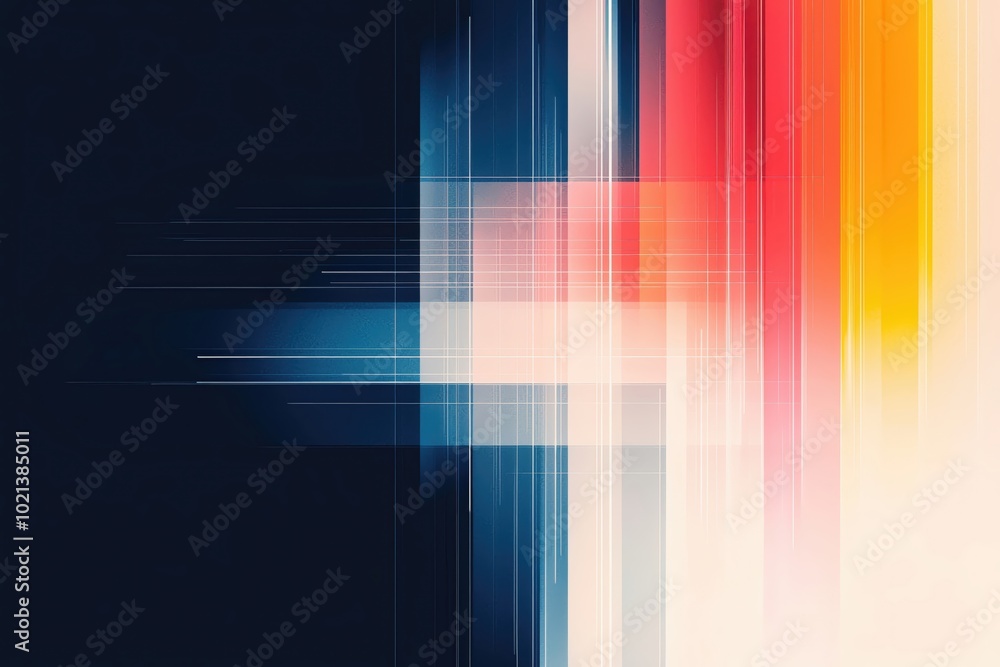 Poster vibrant abstract background with dynamic lines and colors, perfect for modern design projects and ar